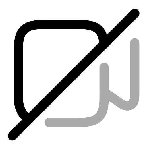 Иконка нет видео