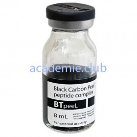 Черный пилинг карбоновый с пептидным комплексом Black Carbon Peel BTpeel, 8 мл