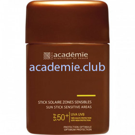 Защитный карандаш для чувствительных зон SPF-50 Stick solaire zones sensibles SPF 50+ Academie, 10мл